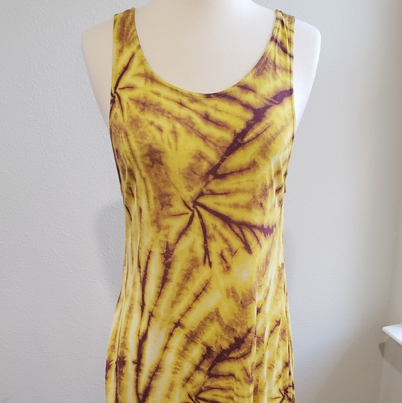 UO Staring at Stars Tie Dye High Low Dress - Picture 2 of 8